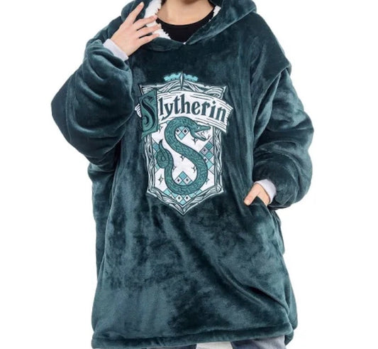 Harry Potter Slytherin Blanket Hoddie
