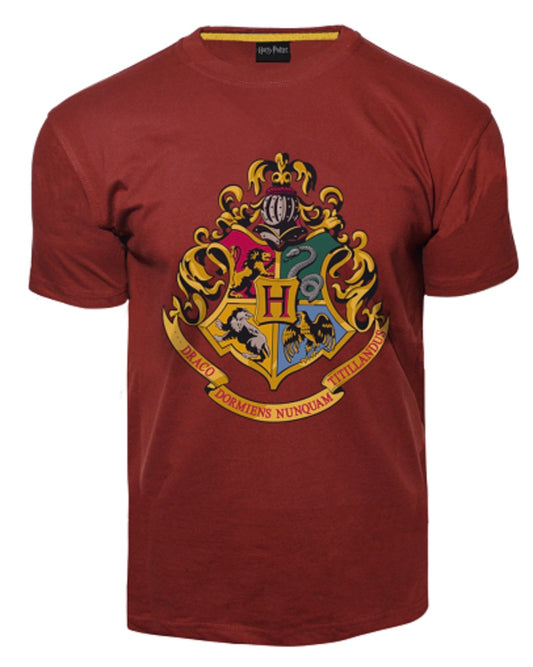 Harry Potter Hogwarts Crest Printed Unisex T-Shirt